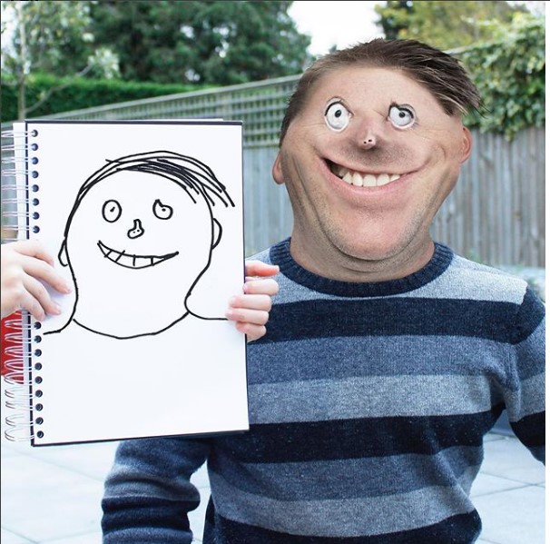 隨手塗鴉變身現實藝術,用愛記錄成長