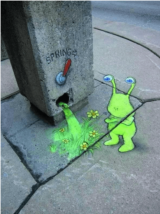 創意街頭插畫 喚醒你的童趣!