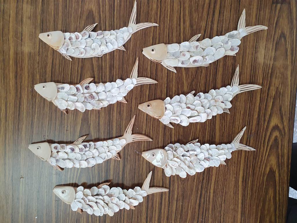 北門公所社區營造計畫 帶民眾用蚵殼玩創意