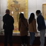 故宮收藏了十幅明太祖朱元璋長滿麻子、臉型奇特的「醜像」，今年首度展出時吸引大批好奇觀眾觀賞。記者陳宛茜／攝影