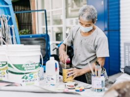 屏東人抵家-廣告看板彩繪─鄭國鐘